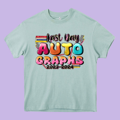 Last Day Autographs Heavy Core Tee Designed By Jahusdesignshop