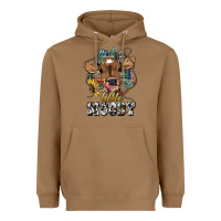 Toasted Coconut Just a little moody baby cow Heavyweight Hoodie - HowdyJamesFarm