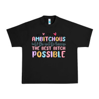 Black ambitchous (adj.) the need to become the best bitc Urban Heavy Tee - MaliasSmallBusiness