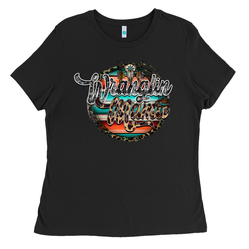 Wranglinn Mama Ladies Tee by RacoonDesign | Teevron