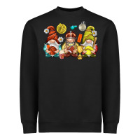Black sports gnomies Heavyweight Sweatshirt - NancyCooperArtShop