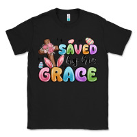 Black saved by his grace Classic Tee - MaliasSmallBusiness