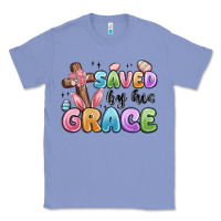 Colony Blue saved by his grace Classic Tee - MaliasSmallBusiness