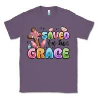 Lavender saved by his grace Classic Tee - MaliasSmallBusiness