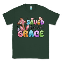 Sports Green saved by his grace Classic Tee - MaliasSmallBusiness