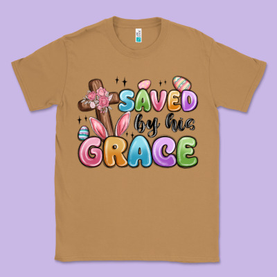 Saved By His Grace Classic Tee Designed By Maliassmallbusiness