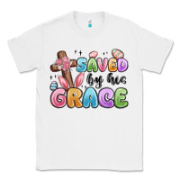 White saved by his grace Classic Tee - MaliasSmallBusiness