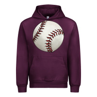 Mauve Wine baseball ball Urban Hoodie - FaDigitalArtStudio
