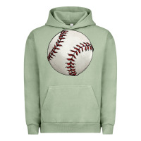 Pigment Oil Green baseball ball Urban Hoodie - FaDigitalArtStudio
