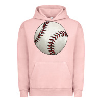 Pigment Salmon baseball ball Urban Hoodie - FaDigitalArtStudio