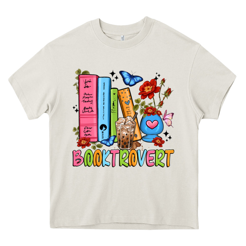 Booktrovert Heavy Core Tee by JahusDesignShop | Teevron