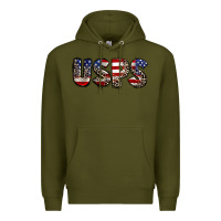 Army Green usps 4th of july Premium Hoodie - CowGirlArtShop