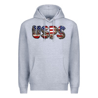 Heather Grey usps 4th of july Premium Hoodie - CowGirlArtShop