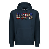 Navy usps 4th of july Premium Hoodie - CowGirlArtShop