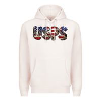 Pale Pink usps 4th of july Premium Hoodie - CowGirlArtShop