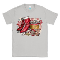 Moon Dust Christmas Ice Skating Classic Tee - CowhideDigitalArt