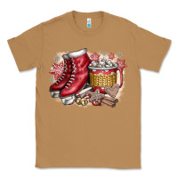 Toasted Coconut Christmas Ice Skating Classic Tee - CowhideDigitalArt