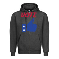 Charcoal Heather Vote Zipper Hoodie - Bettercallsaul