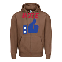 Chestnut Vote Zipper Hoodie - Bettercallsaul