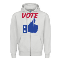 Dove Grey Vote Zipper Hoodie - Bettercallsaul