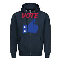 Navy Vote Zipper Hoodie - Bettercallsaul