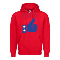 Red Vote Zipper Hoodie - Bettercallsaul