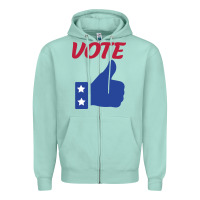 Seafoam Vote Zipper Hoodie - Bettercallsaul