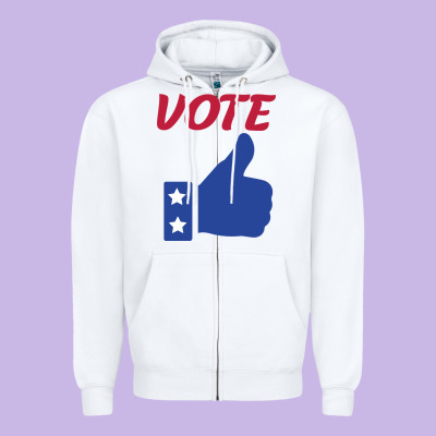 Vote Zipper Hoodie Designed By Bettercallsaul