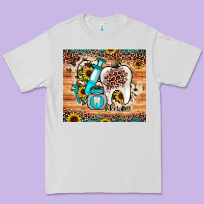 Dental Sunflower Premium Tee Designed By Jahusdesignshop