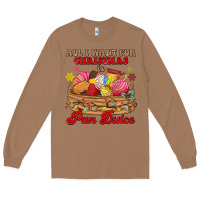Toasted Coconut all i want for christmas is pan dulce Long Sleeve Tee - MaliasSmallBusiness