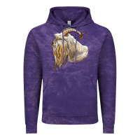 Cloud Purple kiko goat face Vintage Hoodie - LillyAllenDesigns