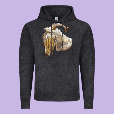 Kiko Goat Face Vintage Hoodie Designed By Lillyallendesigns
