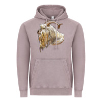 Vintage Zinc kiko goat face Vintage Hoodie - LillyAllenDesigns