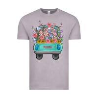Vintage Zinc truck with flowers Vintage Tee - MaliasSmallBusiness