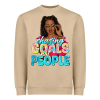 Mushroom chasing goals not people Heavyweight Sweatshirt - NancyCooperArtShop
