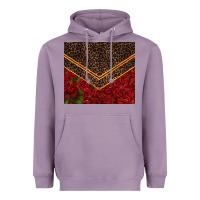 Lavender red roses with leopard Heavyweight Hoodie - TumblerDesignByShophia