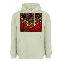 Matcha red roses with leopard Heavyweight Hoodie - TumblerDesignByShophia