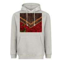 Moon Dust red roses with leopard Heavyweight Hoodie - TumblerDesignByShophia