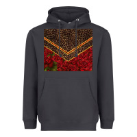 Smoke red roses with leopard Heavyweight Hoodie - TumblerDesignByShophia