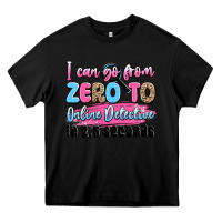 Black i can go from zero to online detective in 2.5 seco Heavy Core Tee - JahusDesignShop