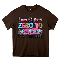 Chocolate Brown i can go from zero to online detective in 2.5 seco Heavy Core Tee - JahusDesignShop