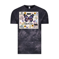 Cloud Black just breathe Vintage Tee - JahusDesignShop