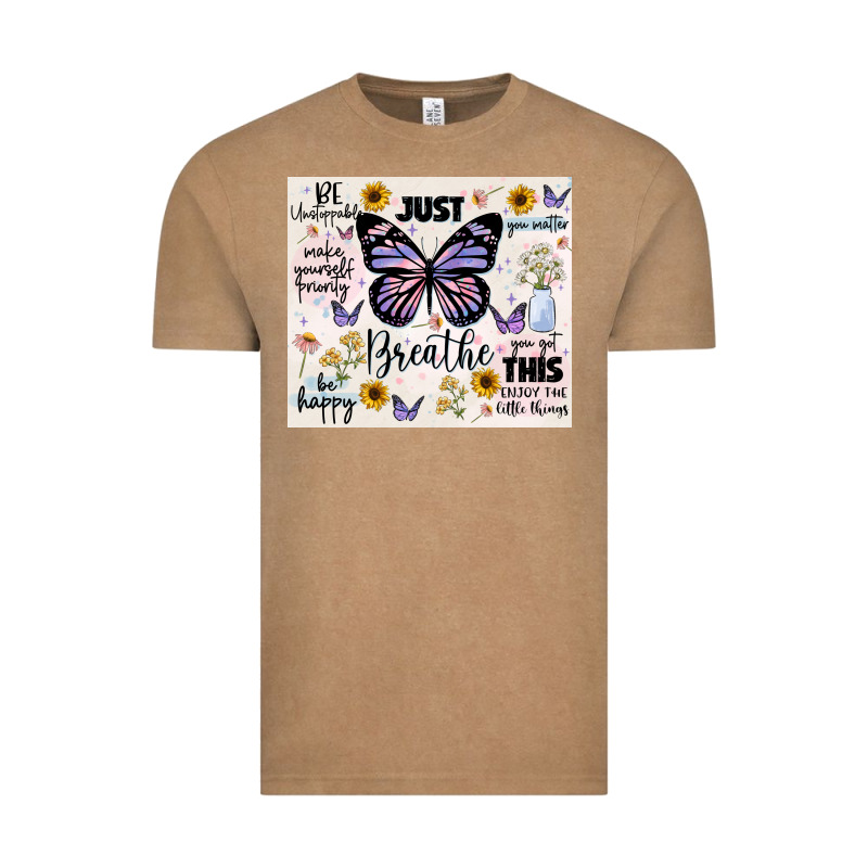 Just Breathe Vintage Tee by JahusDesignShop | Teevron