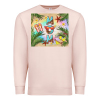 Pale Pink summer mom Premium Sweatshirt - TumblerDesignByShophia
