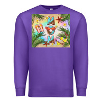 Purple summer mom Premium Sweatshirt - TumblerDesignByShophia