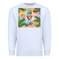 White summer mom Premium Sweatshirt - TumblerDesignByShophia