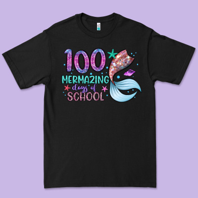 100 Mermazing Days Of School Premium Tee Designed By Artiststas