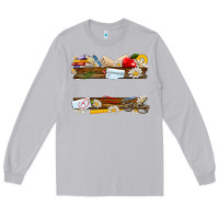 Moon Dust floral teacher custom name Long Sleeve Tee - NancyCooperArtShop
