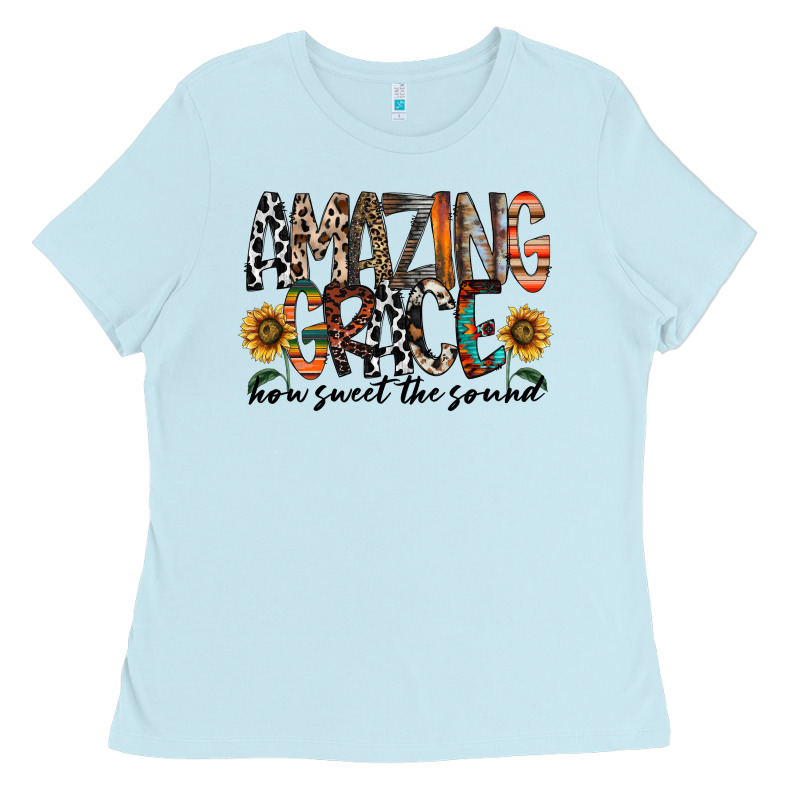 Amazing Grace How Sweet The Sound Ladies Tee by RacoonDesign | Teevron