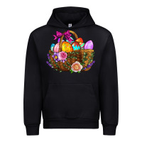 Black Easter Eggs Hamper Urban Hoodie - BundleAndBundleShop